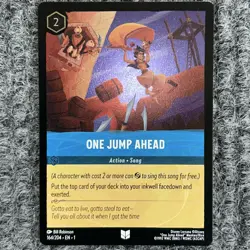 Disney Lorcana First Chapter One Jump Ahead 164/204 Foil NM - Image 2