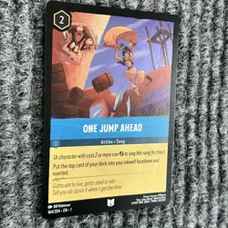 Disney Lorcana First Chapter One Jump Ahead 164/204 Foil NM - Image 3