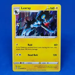 Luxray Holo Rare 033/072 Shining Fates Pokemon Card 2021 Tcg Ccg - Image 1