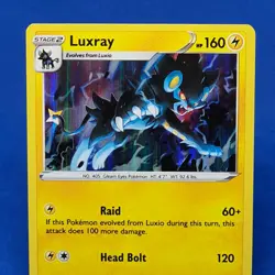 Luxray Holo Rare 033/072 Shining Fates Pokemon Card 2021 Tcg Ccg - Image 3