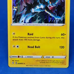 Luxray Holo Rare 033/072 Shining Fates Pokemon Card 2021 Tcg Ccg - Image 4