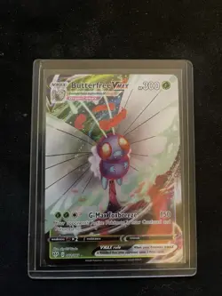Pokemon TCG Butterfree VMAX Darkness Ablaze Holo Ultra Rare Card 002/189 - Image 1