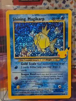 Pokemon TCG Shining Magikarp Holo Card Celebrations Collection 66/64 - Image 1