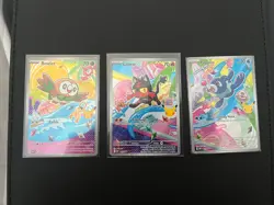 Pokemon First Partners Illustration Promo Rowlet 043 Litten 044 Popplio 045 NM - Image 1