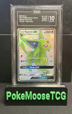 Pokemon Espeon GX Hidden Fates TAG 10 SV60 - Image 1