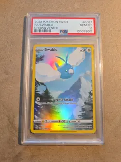 Swablu FA UR #GG27 - PSA GEM MT 10 - Crown Zenith Galarian Gallery - Pokemon TCG - Image 1