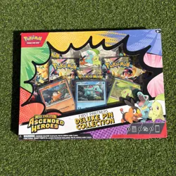 Pokemon TCG Mega Evolution Ascended Heroes Pin Collection Box Tepig Totodile Ch… - Image 1