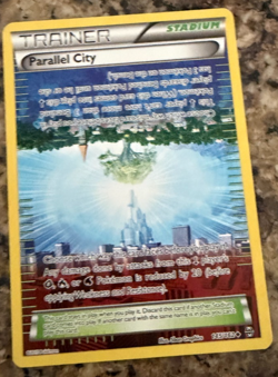 Parallel City 145/162 XY BREAKthrough Uncommon Reverse Holo NM/LP Pokemon TCG - Image 1