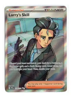 Larry's Skill 139/131 Ultra Rare Holo SV: Prismatic Evolutions Pokemon TCG NM - Image 1