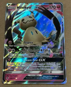 Mimikyu GX 149/214 SM-Lost Thunder Holo Pokemon 2018 - Image 1