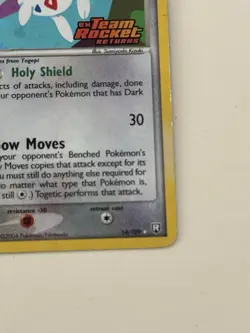 Togetic 14/109 EX Team Rocket Returns Reverse Holo Stamped 2004 Pokemon TCG - Image 5