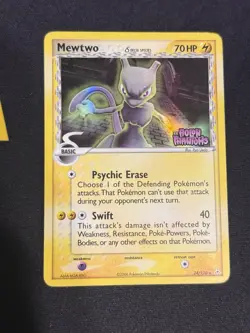 Pokemon Mewtwo EX Holon Phantoms 24/110 Delta Species Holo Rare 70 HP ENG 2006 - Image 3