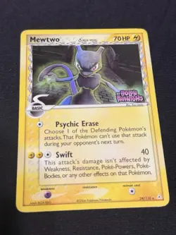 Pokemon Mewtwo EX Holon Phantoms 24/110 Delta Species Holo Rare 70 HP ENG 2006 - Image 4