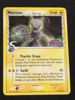 Pokemon Mewtwo EX Holon Phantoms 24/110 Delta Species Holo Rare 70 HP ENG 2006 - Image 5