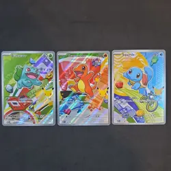 Pokemon first parner series 1 Promos Bulbasaur 037 Charmander 038 Squirtle 039 - Image 1