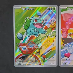 Pokemon first parner series 1 Promos Bulbasaur 037 Charmander 038 Squirtle 039 - Image 2