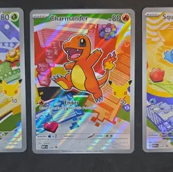 Pokemon first parner series 1 Promos Bulbasaur 037 Charmander 038 Squirtle 039 - Image 4