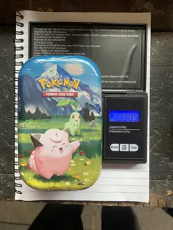 Pokemon Ascended Heroes Mini Tin - 103.09g VERY HEAVY 🔥Possible GOD PACKU!🔥 - Image 1