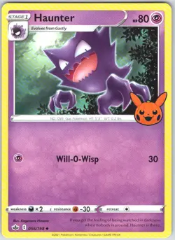 Haunter 056/198 Promo Trick or Trade BOOster Pokemon NM - Image 1