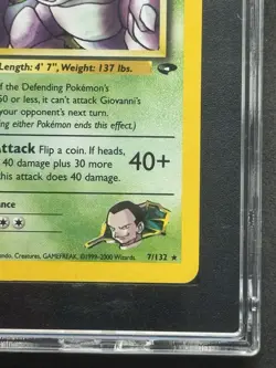 2000 POKEMON GYM CHALLENGE #7 GIOVANNI'S NIDOKING HOLO 1ST EDITION SGC 3 - Image 4