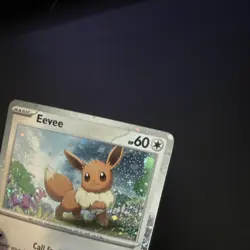 Pokemon Eevee Black Star Promo Holo Scarlet & Violet 043 - Image 3
