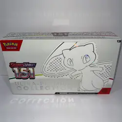 MEW UPC 151 Ultra Premium Collection Box EMPTY BOX includes Coin, Playmat.Dice - Image 1