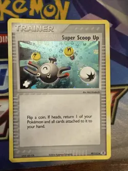NM-Mint Super Scoop Up - 99/112 - Uncommon - Reverse Holo Pokemon FireRed & Leaf - Image 1