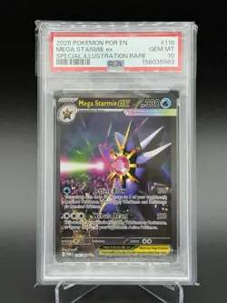 Mega Starmie ex 118/088 Me03: Perfect Order Holo PSA 10 GEM EN Pokemon SIR - Image 5