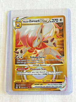 Lost Origin Hisuian Zoroark - 213/196 - Pokemon SWSH - VStar Gold Secret Rare - Image 1