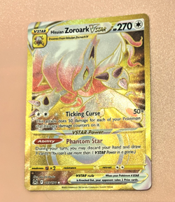 Lost Origin Hisuian Zoroark - 213/196 - Pokemon SWSH - VStar Gold Secret Rare - Image 2