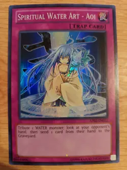 Spiritual Water Art - Aoi - AP02-EN012 - Near Mint NM - Super Rare - Unlimited - Image 1