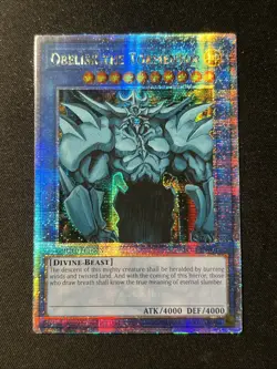 Obelisk the Tormentor - LC01-EN001 - Quarter Century Secret Rare NM Yugioh - Image 1