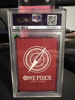 2025 One Piece CCG Monkey.D.Luffy Leader 2nd Anniversary OP09-061 PSA 10 ENGLISH - Image 2
