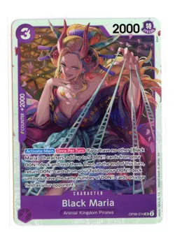 Black Maria OP08-074 SR One Piece Premium Booster -The Best- Vol. 2 NM - Image 1