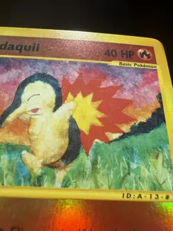 Cyndaquil Reverse Holo Rare Pokemon Card - Expedition 104/165 WOTC - Image 5