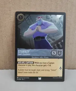 191/204 STARKEY HOOK'S HENCHMAN FIRST CHAPTER FOIL UNCOMMON DISNEY LORCANA CARD - Image 1