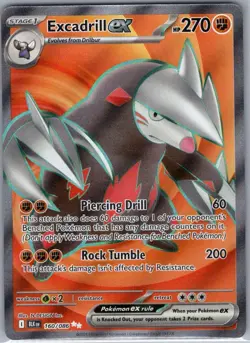 Excadrill ex 160/086 SV: Black Bolt - Pokemon Card - NM - Image 1