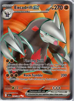 Excadrill ex 160/086 SV: Black Bolt - Pokemon Card - NM - Image 1
