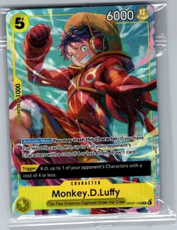 Monkey.D.Luffy (Illustration Box Vol.3) OP07-109 One Piece Promotion Card Sealed - Image 1