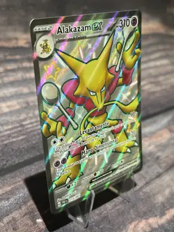 Alakazam ex 215/091 Shiny Ultra Rare SV: Paldean Fates Spanish Pokemon Card - Image 2
