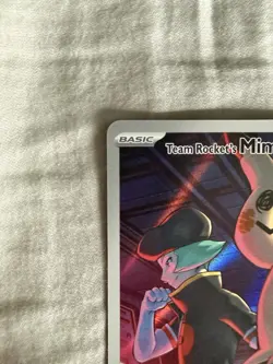 Pokemon Team Rocket's Mimikyu ASC 238/217 Full Art Holo Psychic Card 60 HP - Image 2