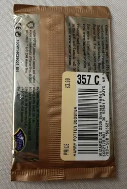 Harry Potter TCG Card Game Base Set Booster Pack WOTC New Sealed 742818140294 - Image 2