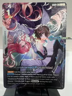 [ENGLISH] Gundam Card Game Awakened Potential GD03-118 R+ Alt Art Foil - Image 1