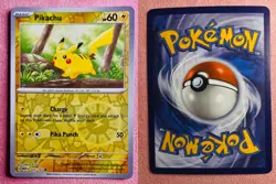 Pikachu 025/165 | 151 MEW EN | 2023 Pokemon Card TCG Reverse Holo | NM - Image 3