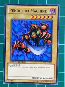 Pendulum Machine GLD4-EN002 Common Limited Edition Yugioh Card - Image 1