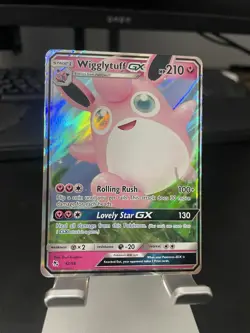 Wigglytuff GX 42/68 Ultra Rare Holo Hidden Fates Pokemon Card NM - Image 1