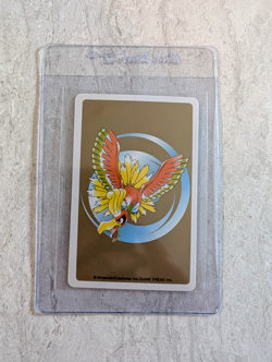SCIZOR- KING OF CLUBS GOLD POKEMON POKER CARD JAPANESE 1999 - Image 2