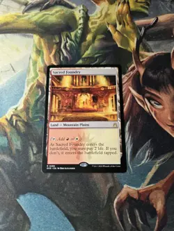 MTG Magic the Gathering Sacred Foundry (285/497) Ravnica Remastered LP - Image 1