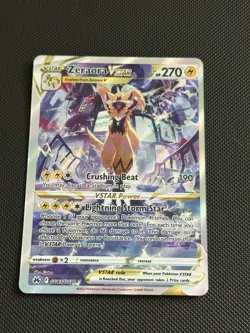 Pokemon TCG Zeraora Vstar Crown Zenith: Galarian Gallery Gg43/Gg70 Holo Ultra... - Image 1