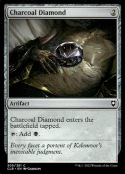 Charcoal Diamond 305/361 Commander Legends Baldur's Gate MTG Magic the Gathering - Image 1